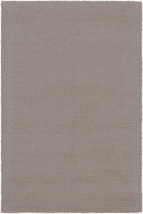 Brockton Solid Gray Wool Rug - Ornate Home