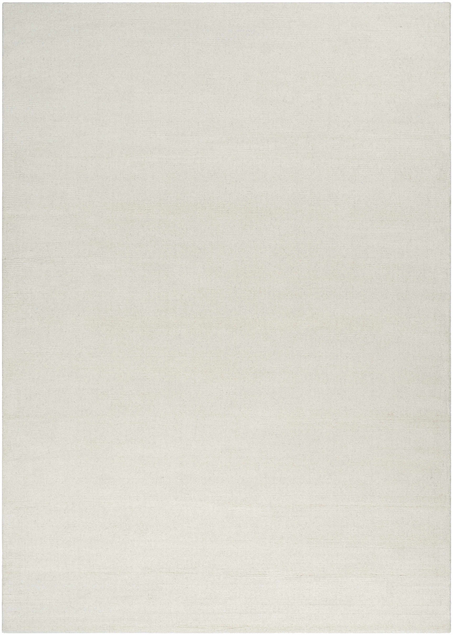 Brockton Solid Light Beige Wool Rug - Ornate Home