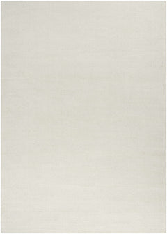 Brockton Solid Light Beige Wool Rug - Ornate Home