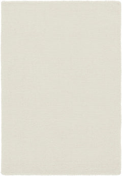 Brockton Solid Light Beige Wool Rug - Ornate Home