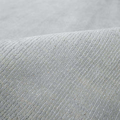 Brockton Solid Light Gray Wool Rug - Ornate Home