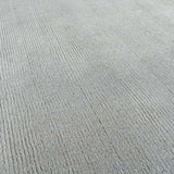 Brockton Solid Light Gray Wool Rug - Ornate Home