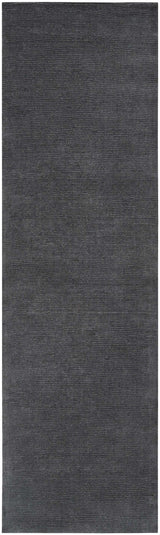 Brockton Solid Night Blue Wool Rug - Ornate Home