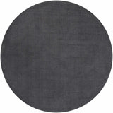 Brockton Solid Night Blue Wool Rug - Ornate Home