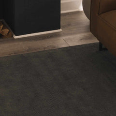 Brockton Solid Night Blue Wool Rug - Ornate Home