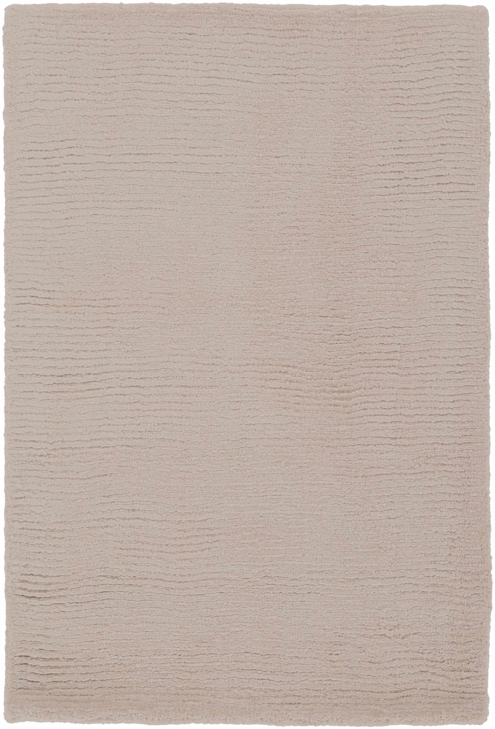 Brockton Solid Tan Wool Rug - Ornate Home