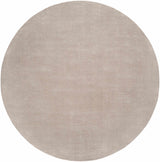 Brockton Solid Tan Wool Rug - Ornate Home