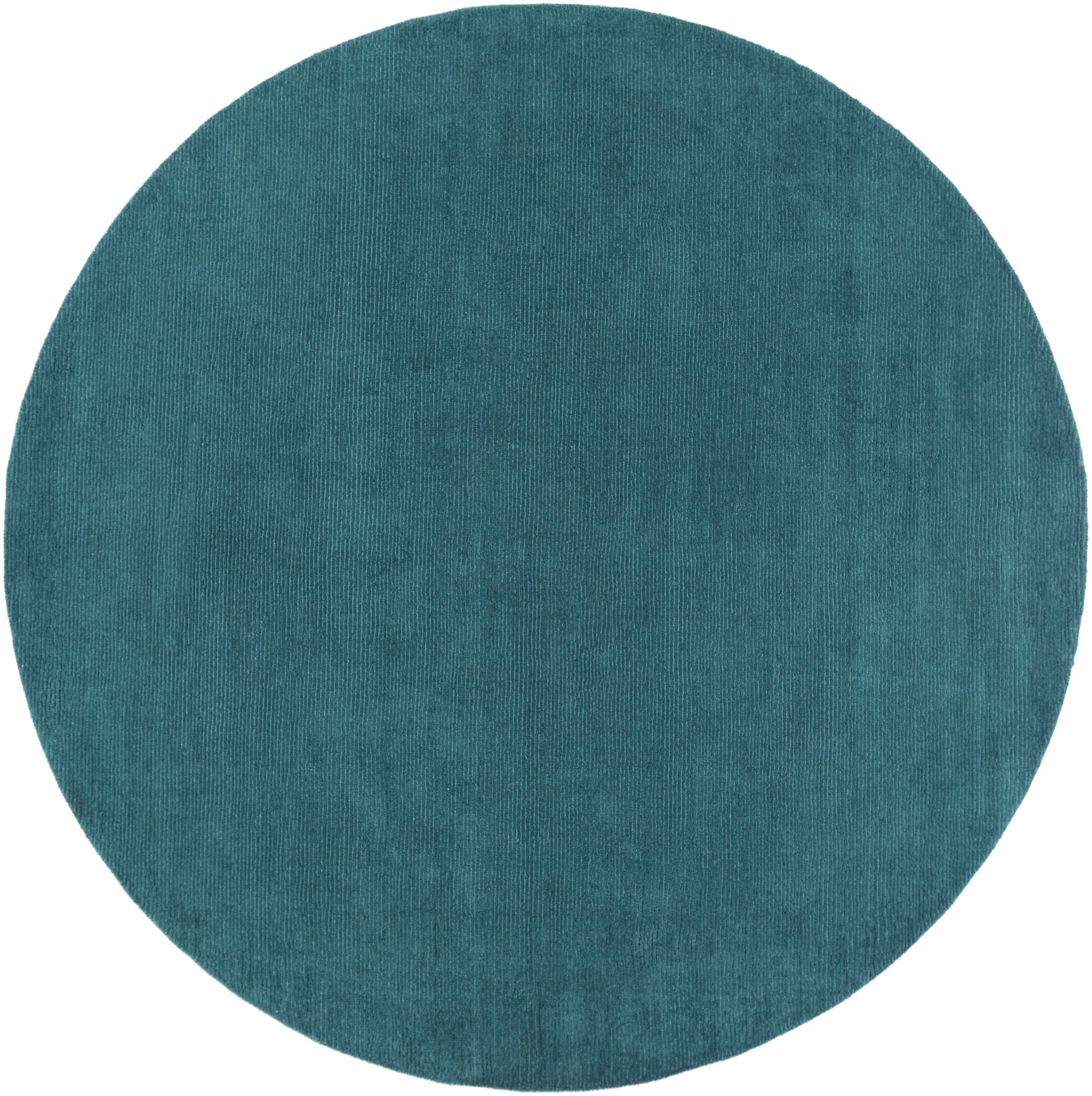 Brockton Solid Teal Wool Rug - Ornate Home
