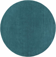 Brockton Solid Teal Wool Rug - Ornate Home