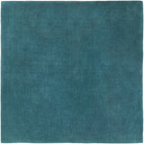 Brockton Solid Teal Wool Rug - Ornate Home