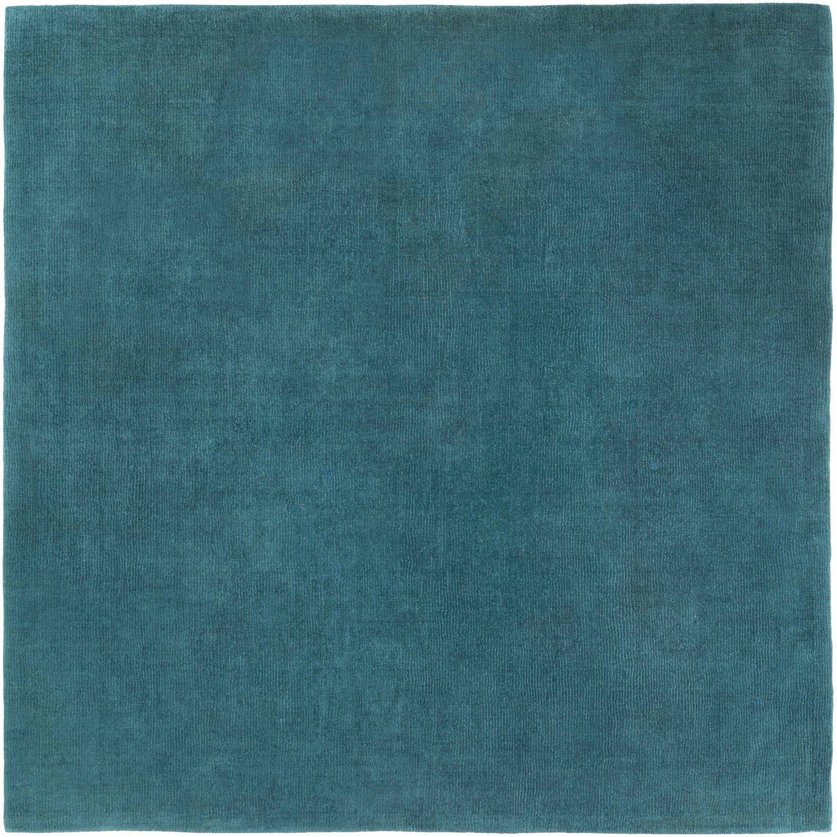 Brockton Solid Teal Wool Rug - Ornate Home