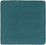 Brockton Solid Teal Wool Rug - Ornate Home