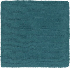 Brockton Solid Teal Wool Rug - Ornate Home