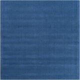 Brockton Solid Wool Blue Area Rug - Ornate Home