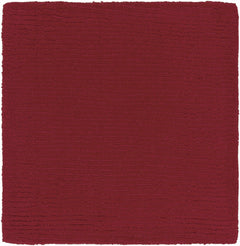 Brockton Solid Wool Crimson Red Area Rug - Clearance - Ornate Home