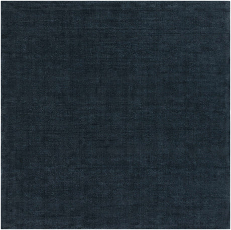 Brockton Solid Wool Dark Blue Area Rug - Ornate Home
