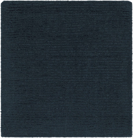Brockton Solid Wool Dark Blue Area Rug - Ornate Home