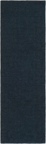 Brockton Solid Wool Dark Blue Area Rug - Ornate Home
