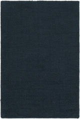 Brockton Solid Wool Dark Blue Area Rug - Ornate Home