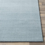 Brockton Solid Wool Dusty Sage Area Rug - Ornate Home