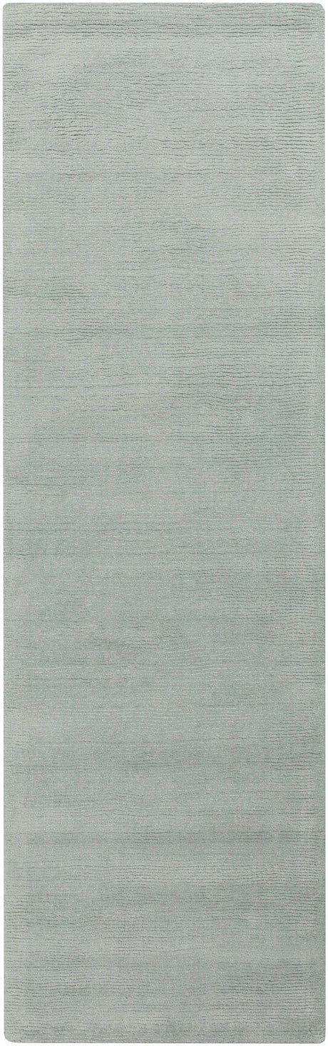 Brockton Solid Wool Dusty Sage Area Rug - Ornate Home