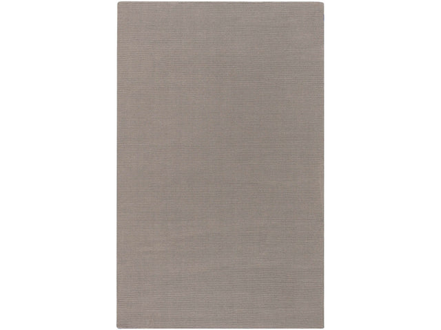 Brockton Solid Wool Gray Area Rug - Ornate Home