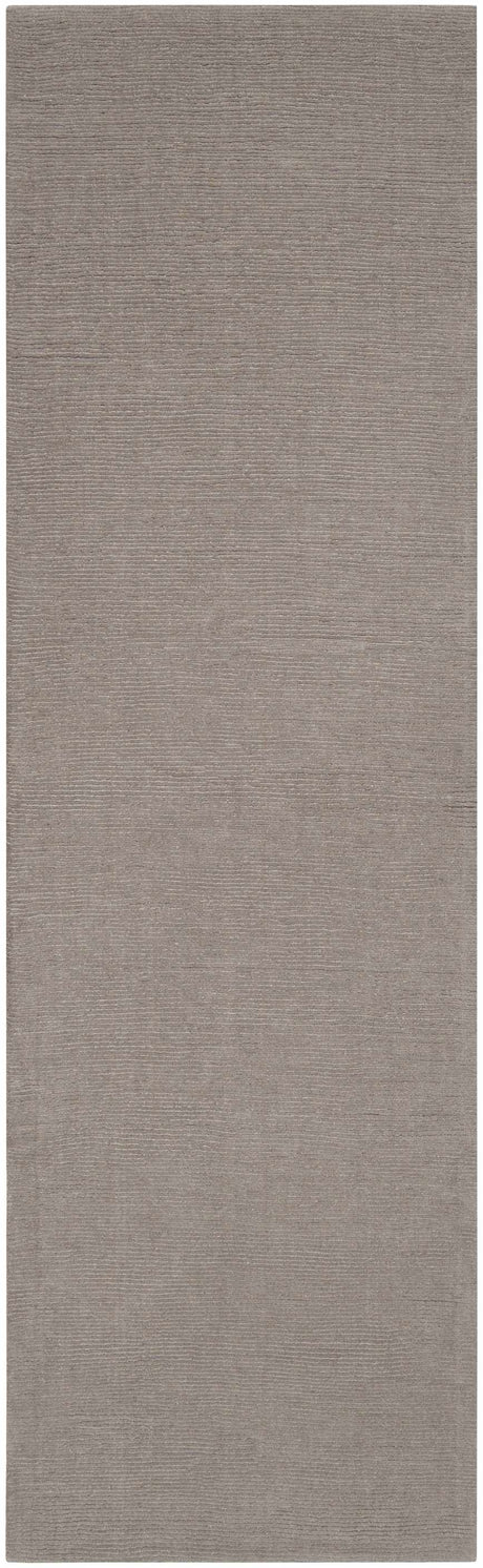 Brockton Solid Wool Gray Area Rug - Ornate Home