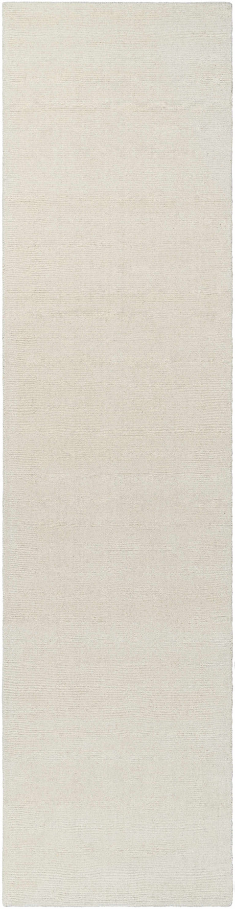 Brockton Solid Wool Light Beige Area Rug - Ornate Home