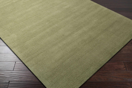 Brockton Solid Wool Sage Green Area Rug - Ornate Home