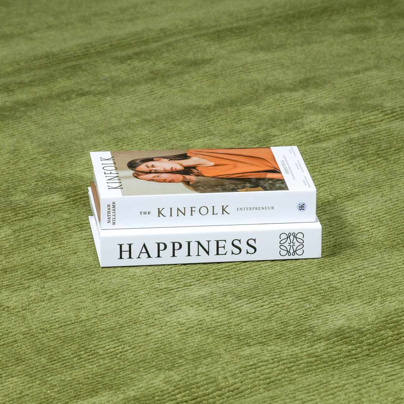 Brockton Solid Wool Sage Green Area Rug - Ornate Home