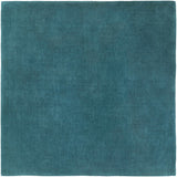 Brockton Solid Wool Teal Area Rug - Ornate Home