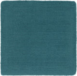 Brockton Solid Wool Teal Area Rug - Ornate Home