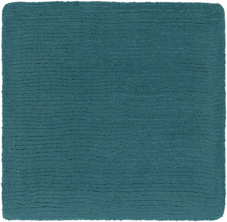 Brockton Solid Wool Teal Area Rug - Ornate Home