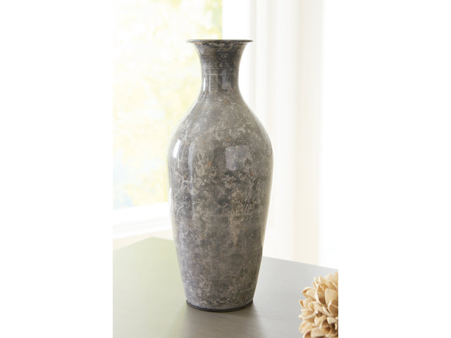 Brockwich Antique Gray Vase - Ornate Home
