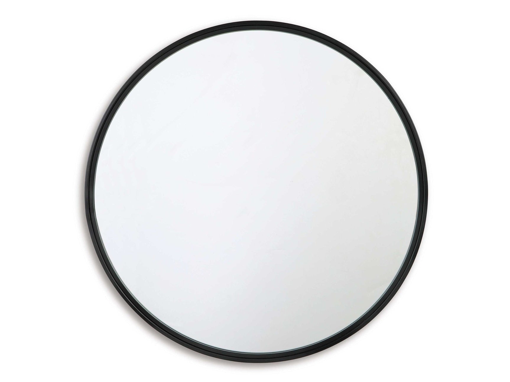 Brocky Black Round Accent Mirror (Online Special Price) - Ornate Home