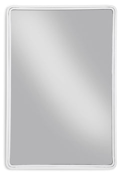 Brocky White Accent Mirror - Ornate Home
