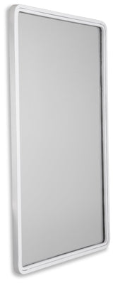 Brocky White Accent Mirror - Ornate Home