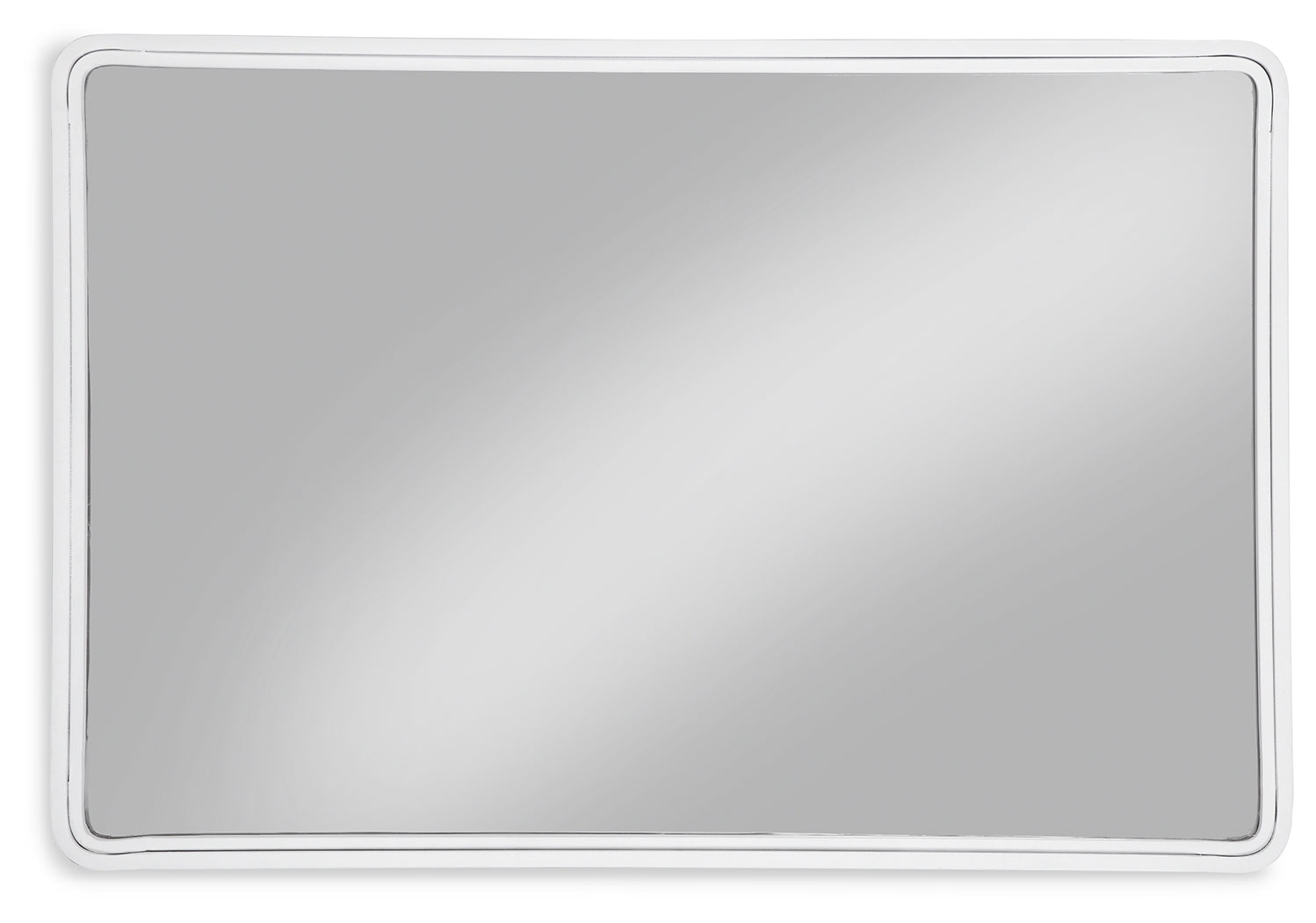 Brocky White Accent Mirror - Ornate Home