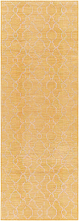 Brocton Yellow Flatweave Outdoor Rug - Clearance - Ornate Home