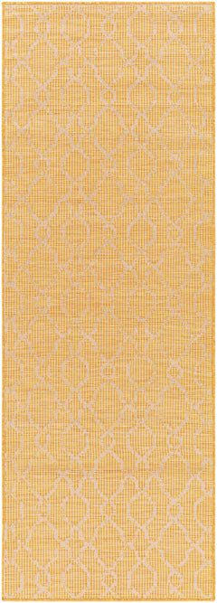 Brocton Yellow Flatweave Outdoor Rug - Clearance - Ornate Home