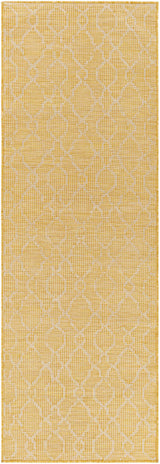 Brocton Yellow Flatweave Outdoor Rug - Clearance - Ornate Home