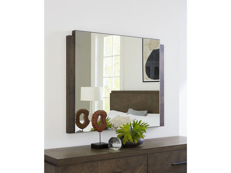 Broderick Dresser Mirror in Wild Oats Brown - Ornate Home