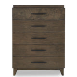 Broderick Five-Drawer Chest- in Wild Oats Brown - Ornate Home