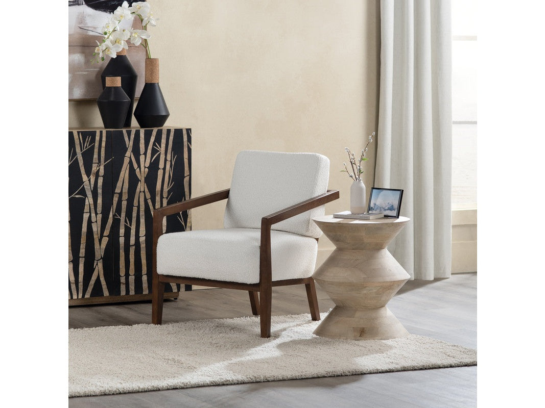 Brodie Tan Accent Table - Ornate Home
