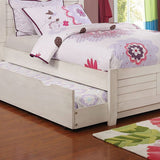 Brogan Antique White Trundle - Ornate Home