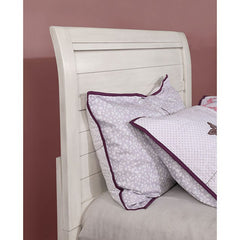 Brogan Antique White Twin Bed - Ornate Home