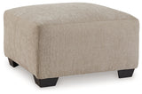 Brogan Bay Cork Oversized Accent Ottoman - Ornate Home