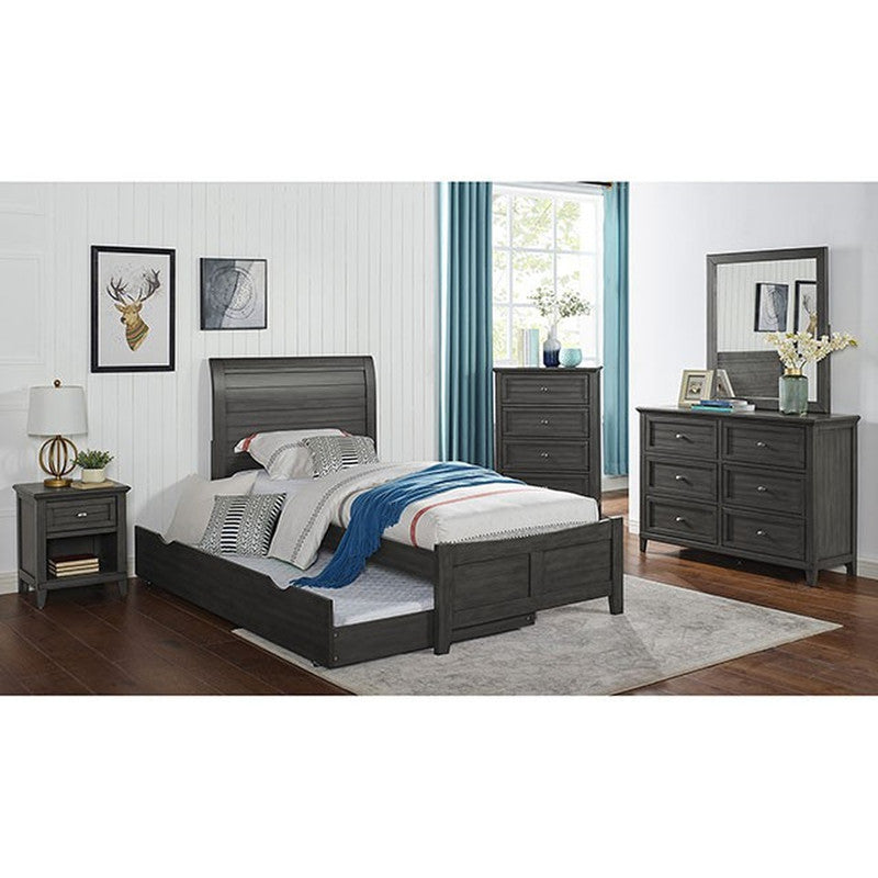 Brogan Gray Full Bed - Ornate Home
