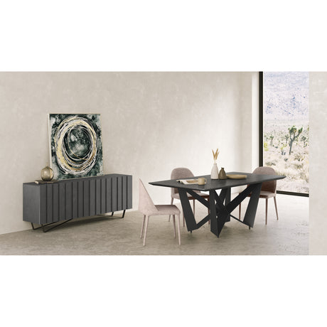Brolio Charcoal Sideboard - Ornate Home
