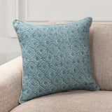 Bromley Blue 22"x22" Throw Pillow (Set of 2)